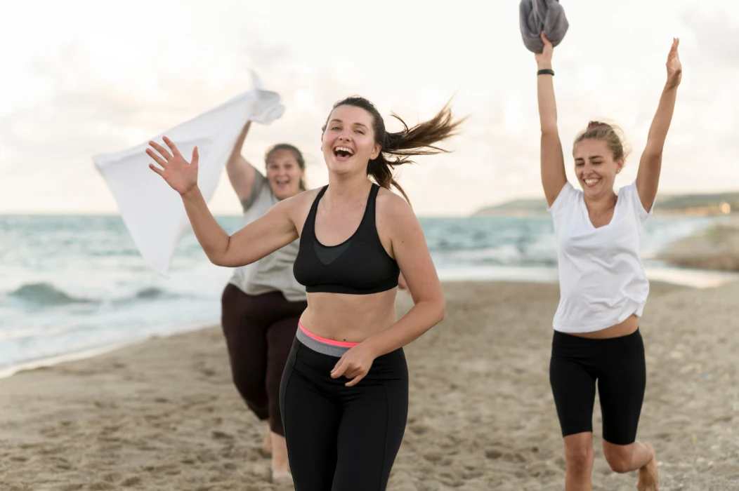 beach exercise running